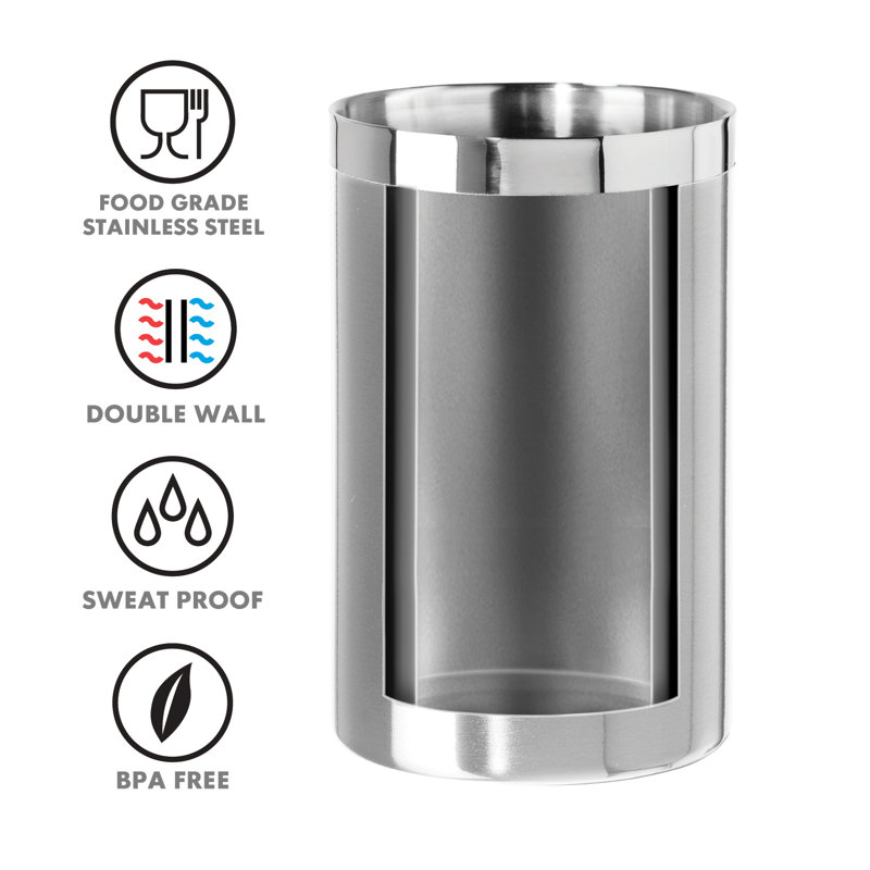 Oggi Barware Stainless Steel Wine Chiller & Reviews Wayfair